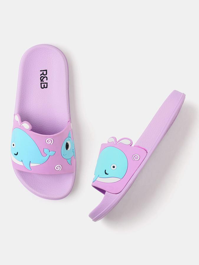 R&B Girls Purple Slides