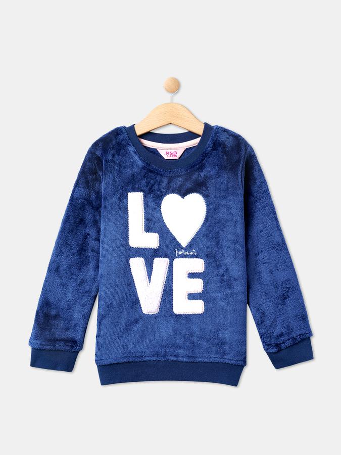 R&B Blue Girls Nightwear set image number 2