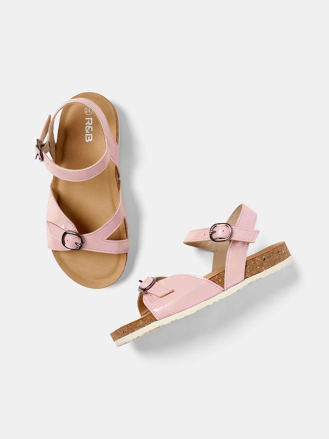 R&B Girls Pink Sandals image number 0