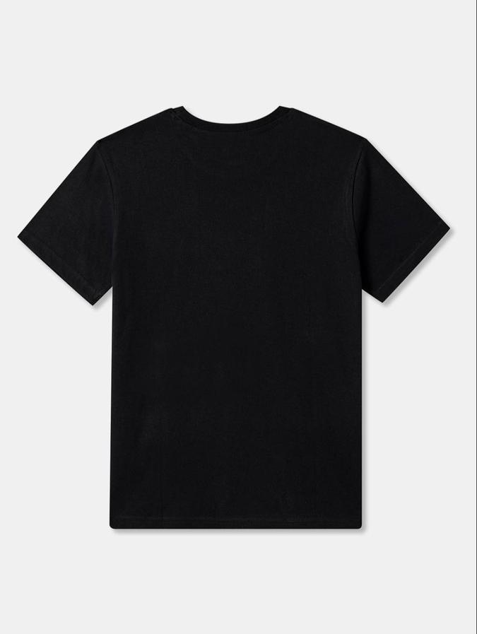 R&B Navy Blue Cotton Round Neck Printed Boy T-Shirt
