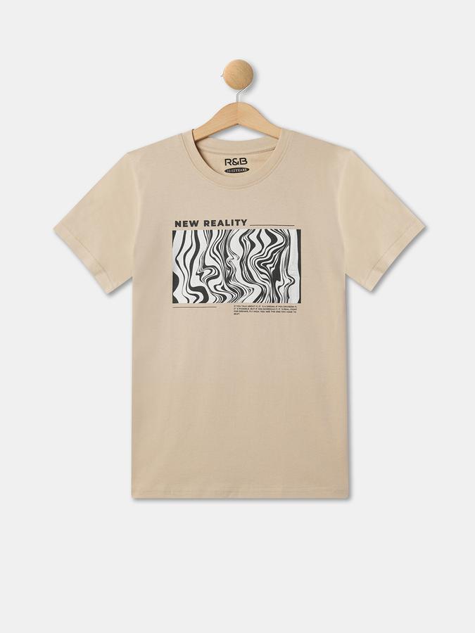 Boys Relaxed Fit Round-Neck T-Shirt image number 0