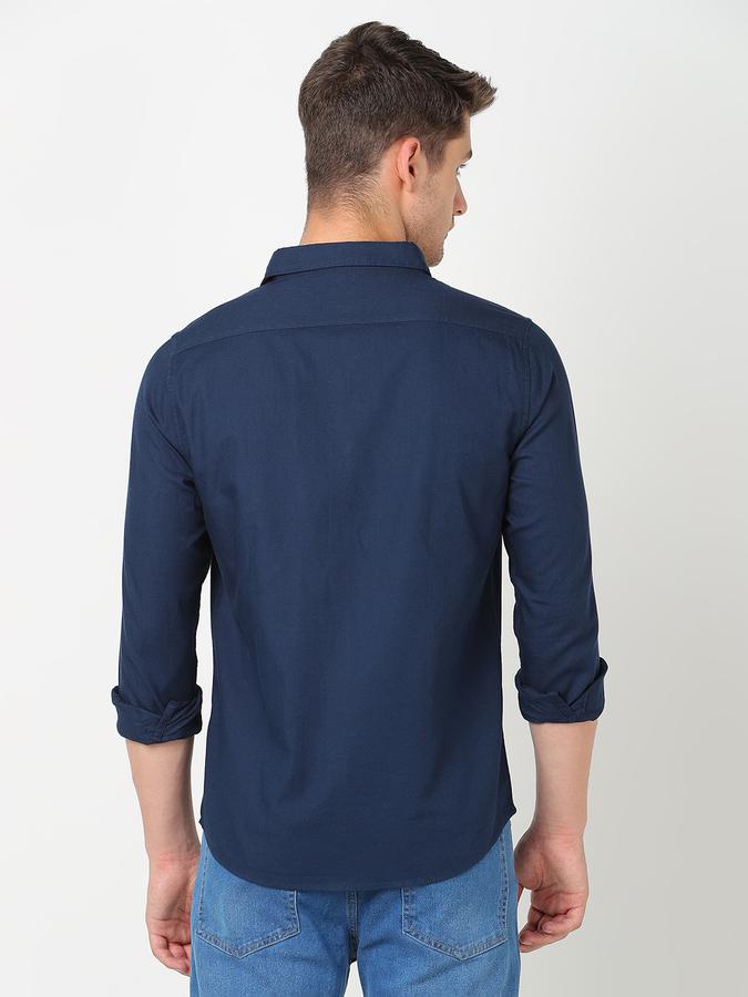R&B Men's Solid Casual Shirt image number 3