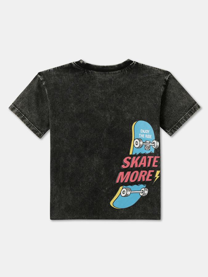 Boys Self Design Pure Cotton Regular T Shirt image number 1