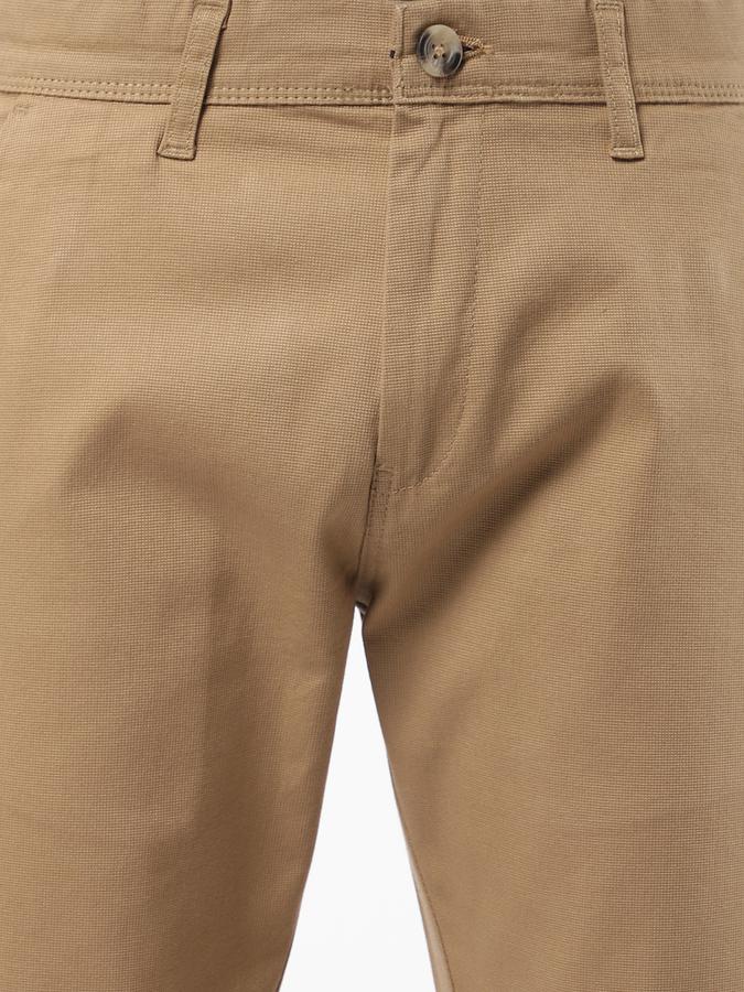 R&B Men Beige Casual Trousers image number 2