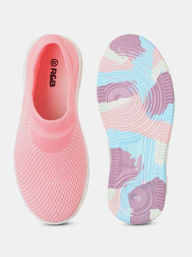R&B GIrls Pink Casual Shoes image number 3