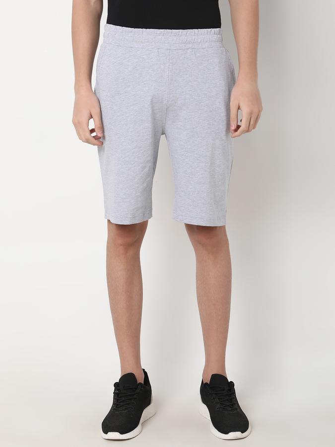 Boys Cotton Relaxed Fit Drawstring Waist Clean Hem Shorts