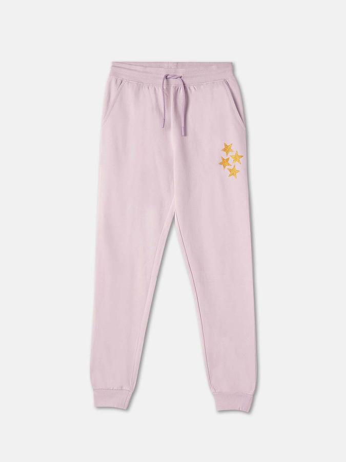 R&B Girls' Lilac Printed Co-ord Set
