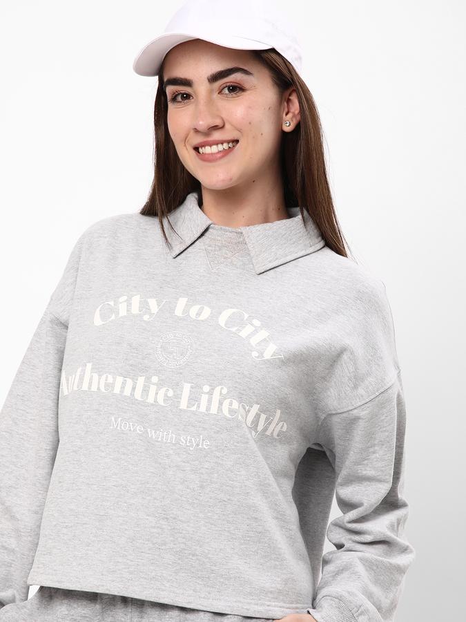 R&B Women Grey Sweatshirts image number 0