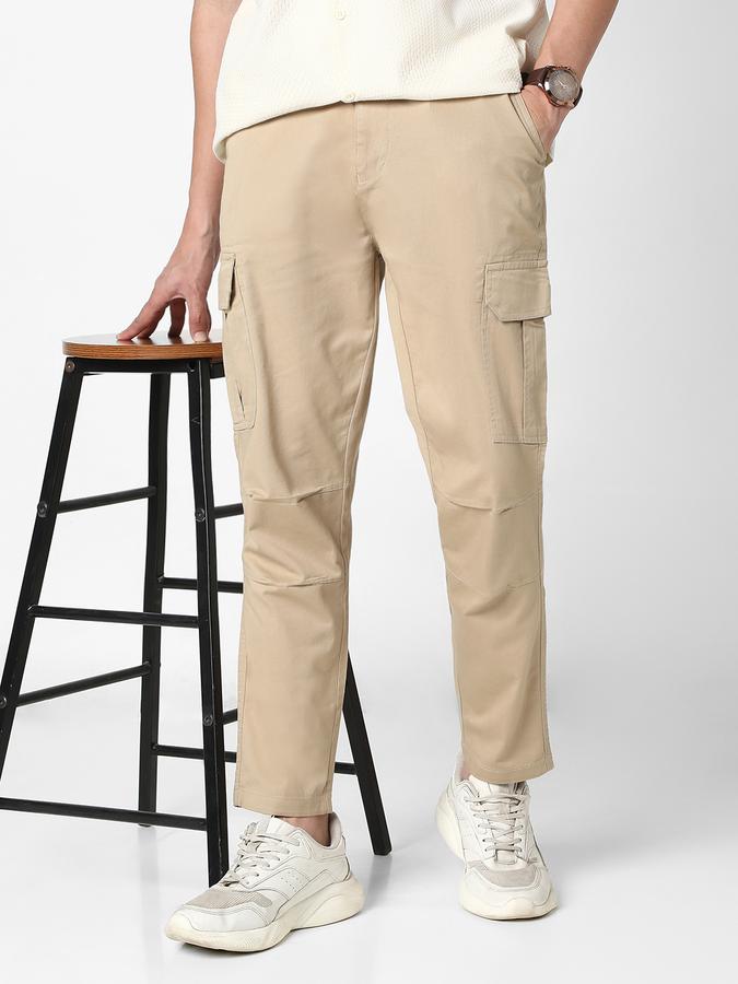 R&B Men's Beige Trousers