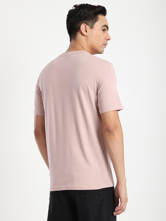 Men Cotton Regular Fit Crew Neck Graphic T-shirt