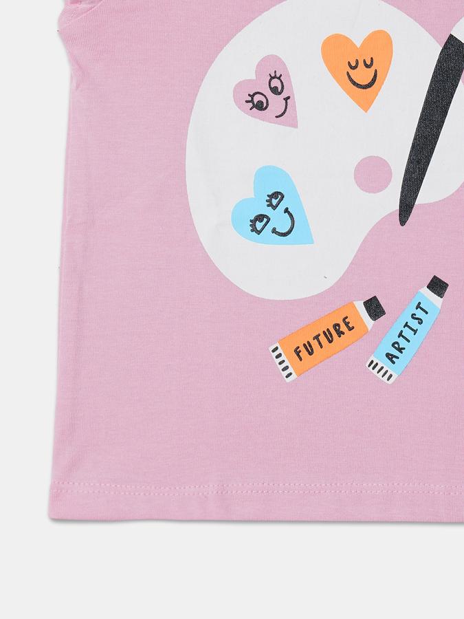 R&B Girls Pink T-Shirts image number 3