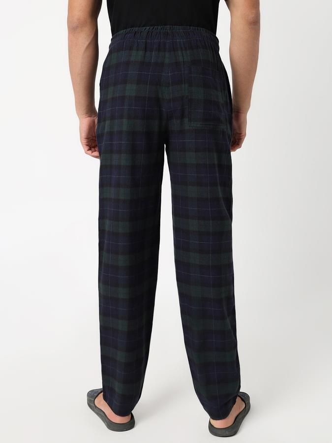Checkered Men Track Pants image number 3