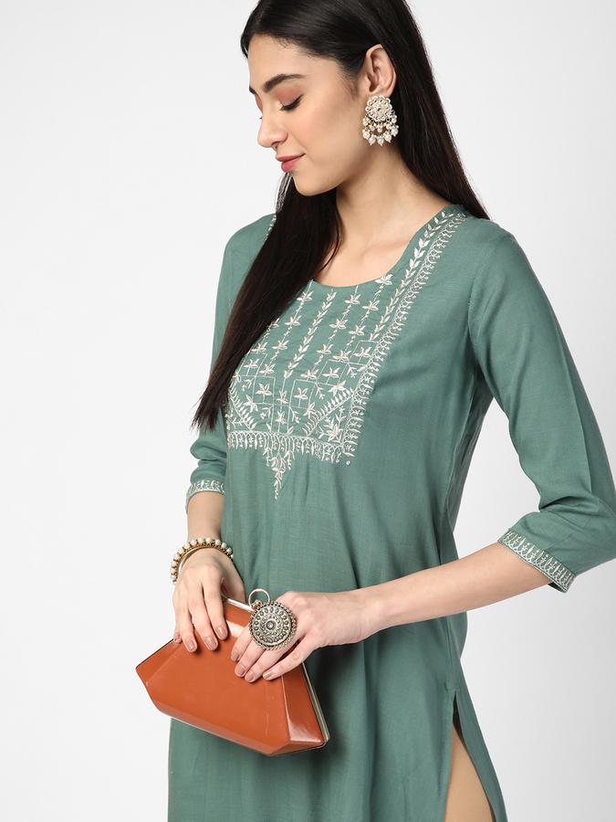 R&B Blue Women Kurtas image number 0