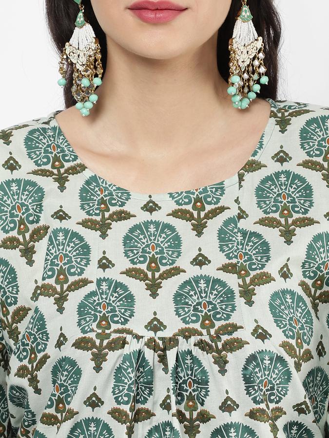 R&B Women Beige Tops & Kurtis image number 3