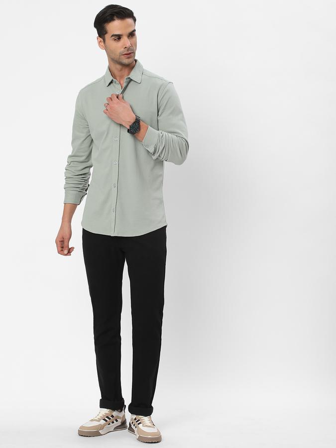Men Cutaway-Collar Regular Fit Shirt image number 1