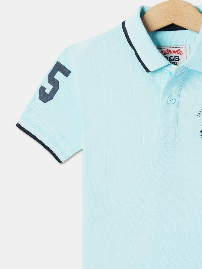 R&B Boy's Solid Polo image number 2
