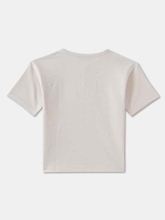 Boys Regular Fit Short Sleeve Henley Neck T-Shirt