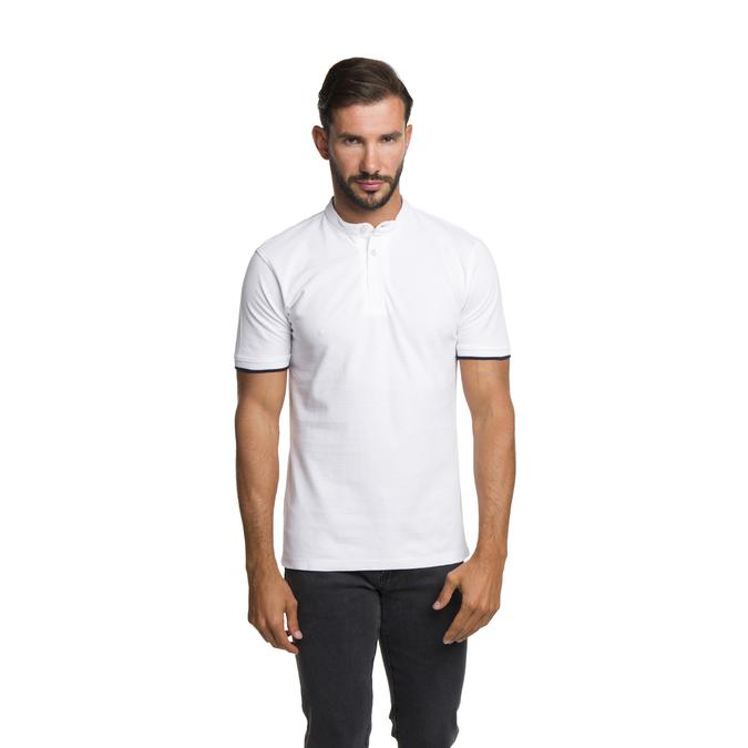 R&B Henley White T-Shirt image number 0