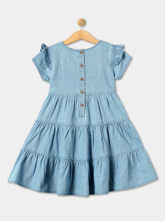 R&B Girls Blue Casual Dresses image number 1
