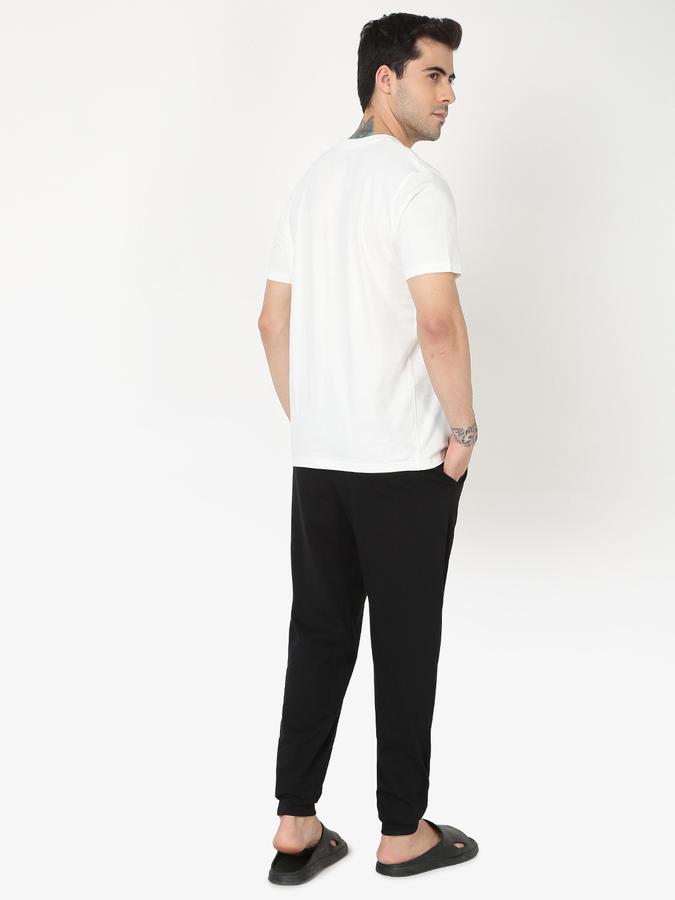 Men Cotton Regular Fit Drawstring Solid Shorts