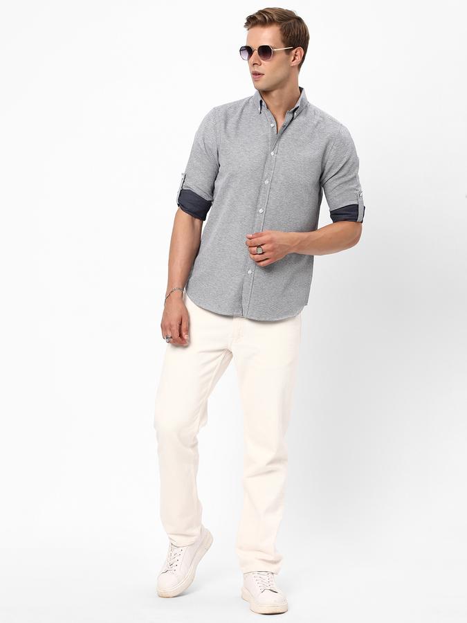 R&B Men Blue Casual Shirts image number 1