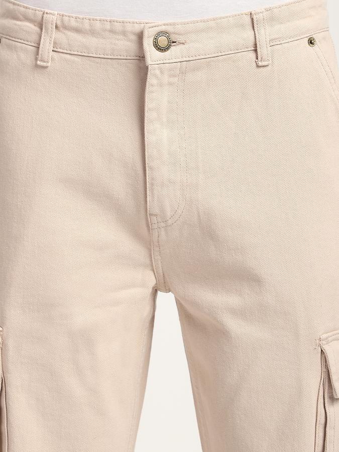 Men Cotton Relaxed Fit Mid Rise Clean Look Jeans