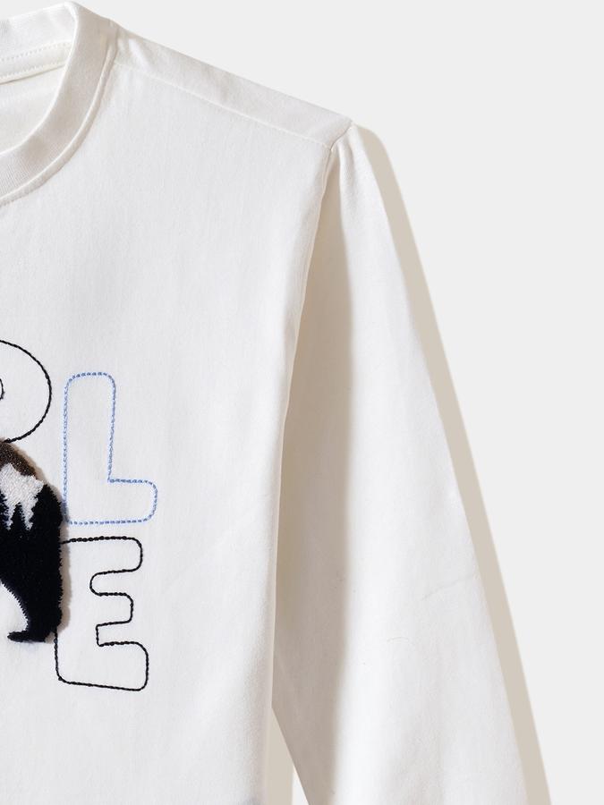 Boys Cotton Regular Fit Crew Neck Graphic T-shirt