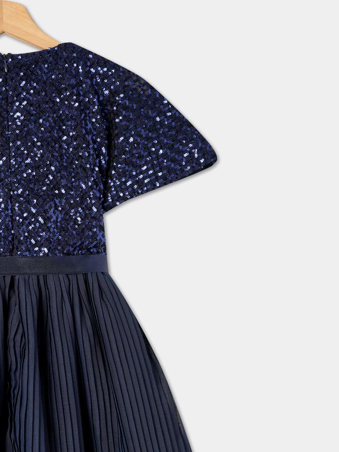 R&B Girls Blue Partywear Dresses image number 2