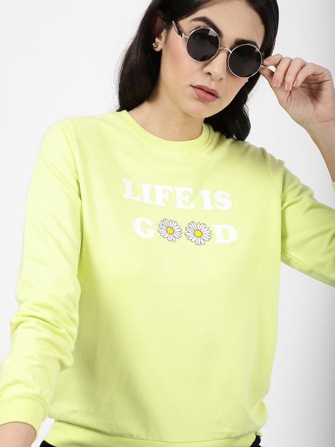 R&B Women Yellow Sweatshirt