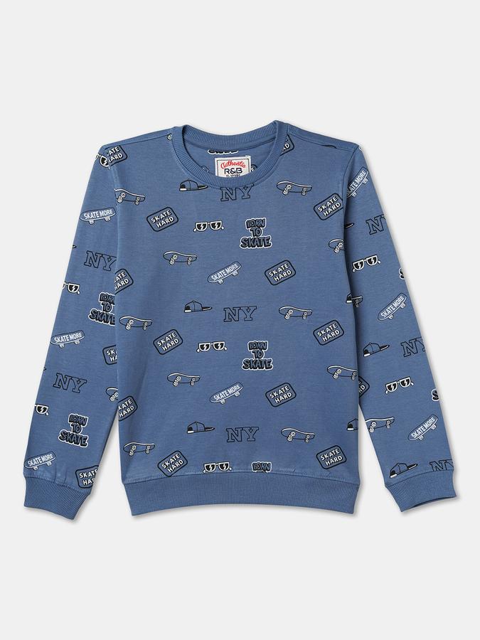 Full Sleeve Graphic Print Boys Sweatshirt