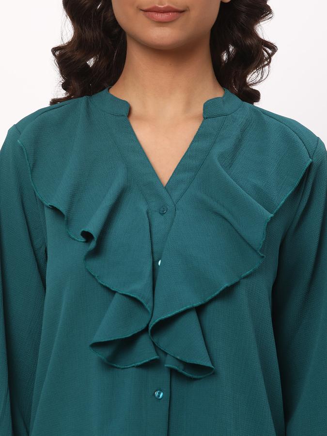 R&B Women's Ruffle Detail Top image number 3