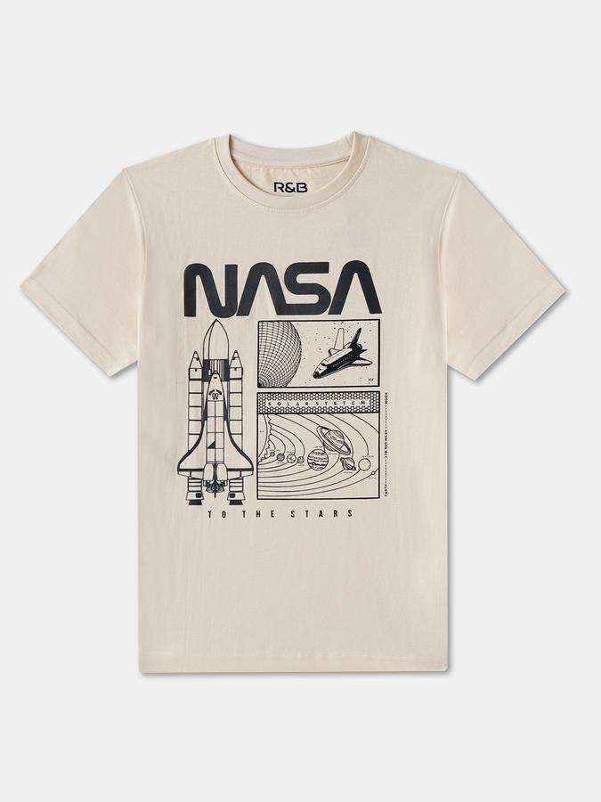 R&B BOYS PRINTED REGULAR GRAPHIC TEE