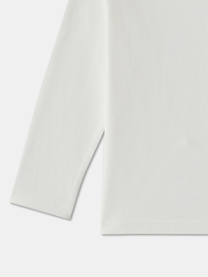 Boys Cotton Regular Fit Funnel Neck Solid T-shirt