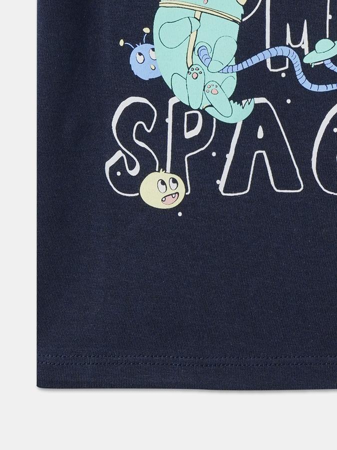Baby Boys Graphic Print Pure Cotton Regular T Shirt image number 3