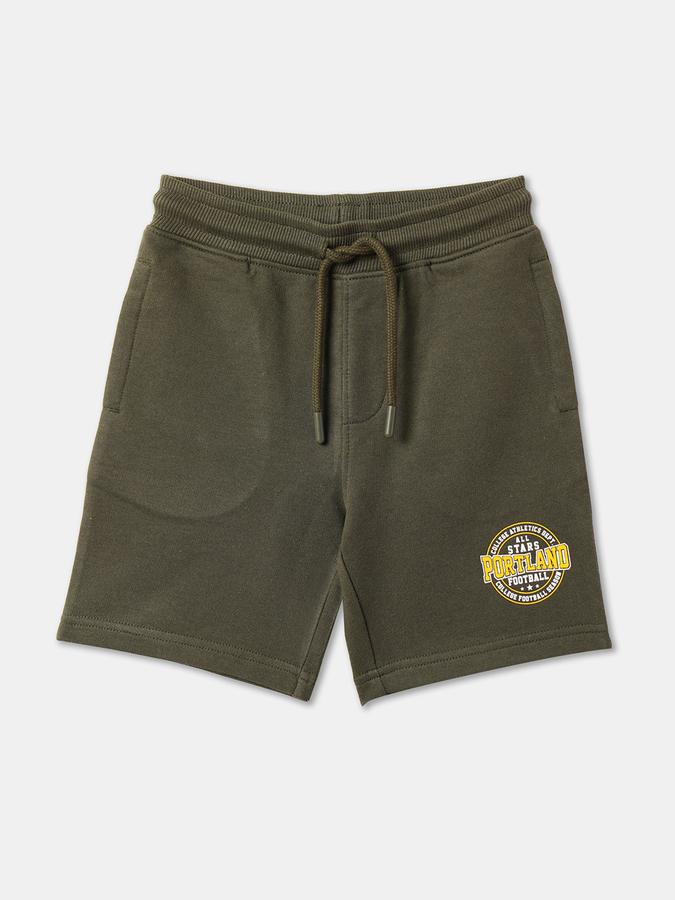 Boys Regular Fit Flat-Front Shorts