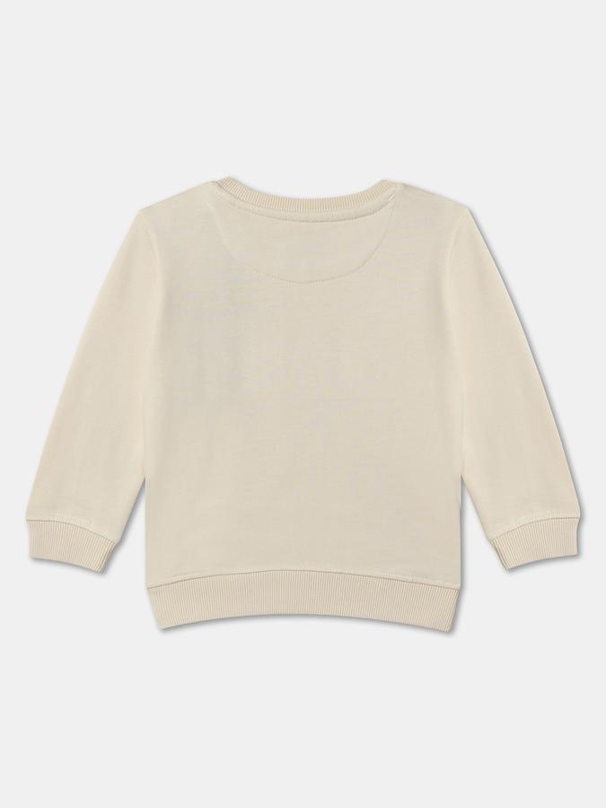R&B Boys' Grey Printed Sweatshirt