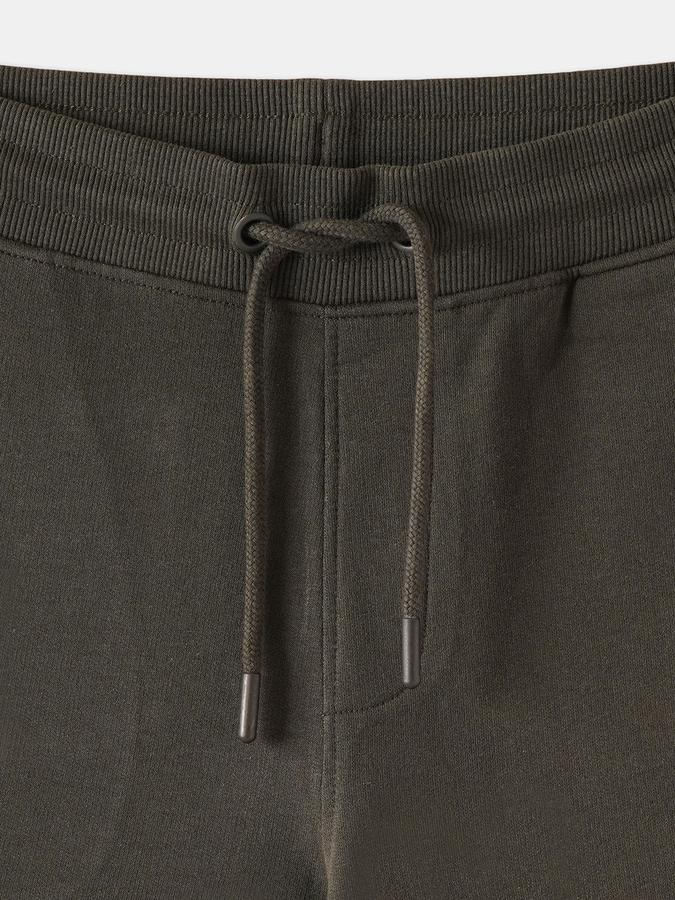 Boys Cotton Graphic Print Drawstring Waist Clean Hem Shorts