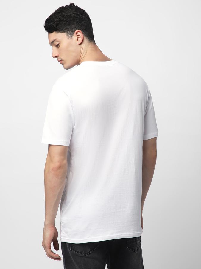 R&B MEN'S Solid T-Shirt with Crew Neck and Short Sleeves image number 2