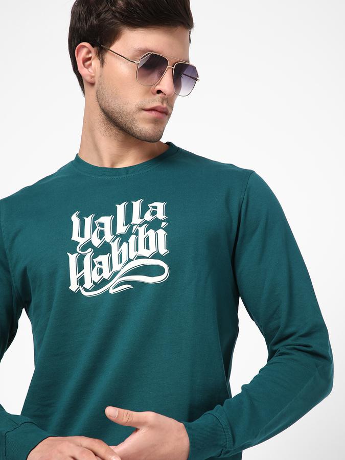 R&B Men Green Sweatshirts & Hoodies image number 0