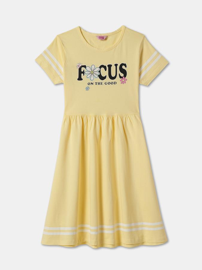 Girls Midi/Knee Length Casual Dress 