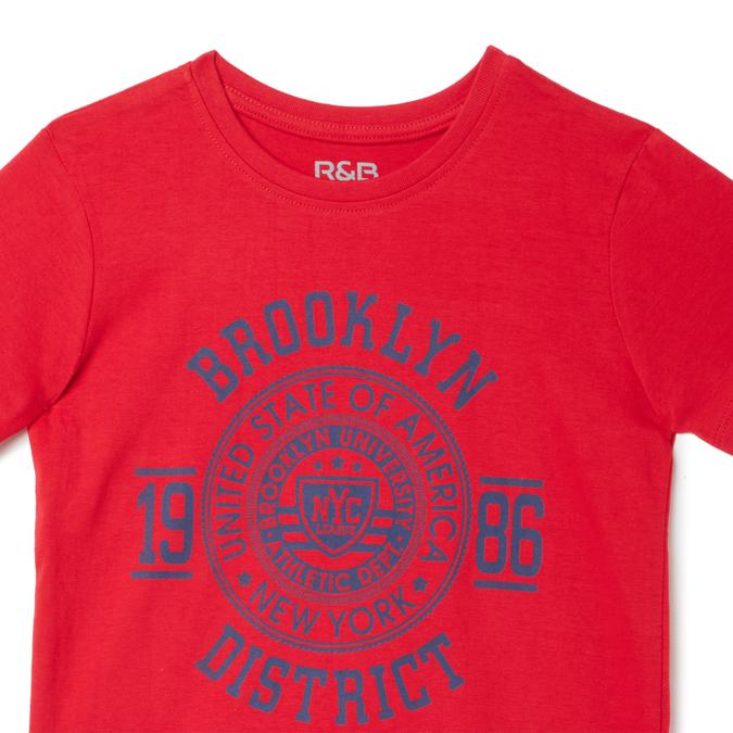 R&B Round Neck Red T-Shirt image number 2