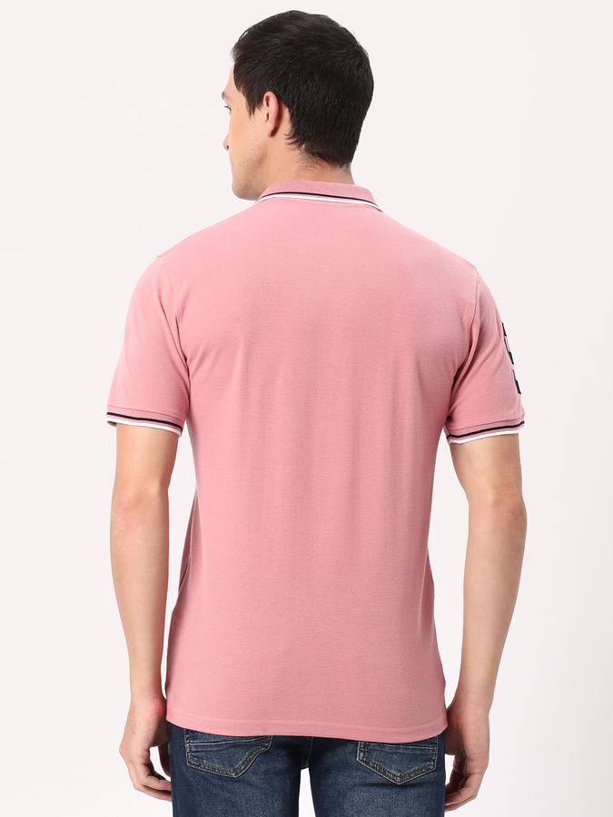 R&B Men's Chest & Sleeve Embroidered Polo image number 2