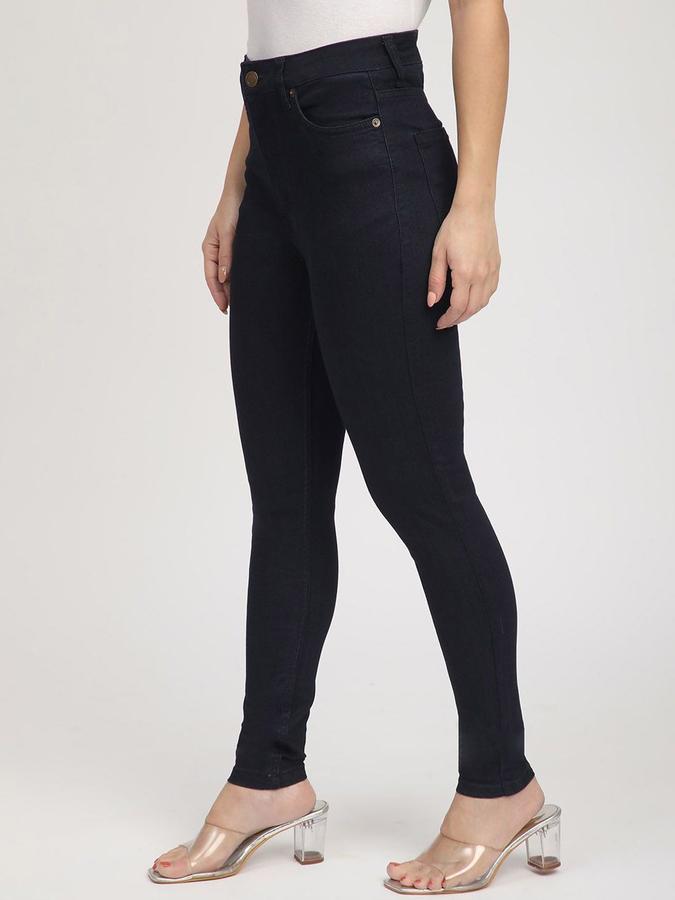 R&B Women Dark Blue Slim Fit High-Rise Jeans