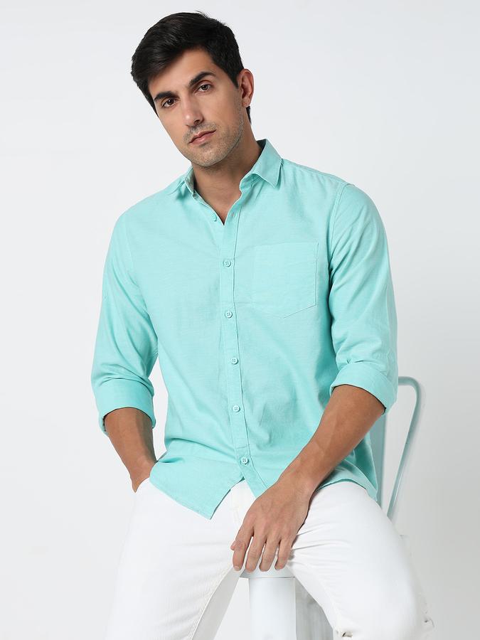 Men Solid Casual Shirt
