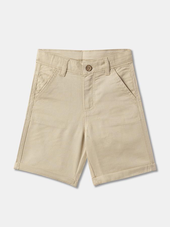Boys Regular Fit Flat-Front Shorts image number 0