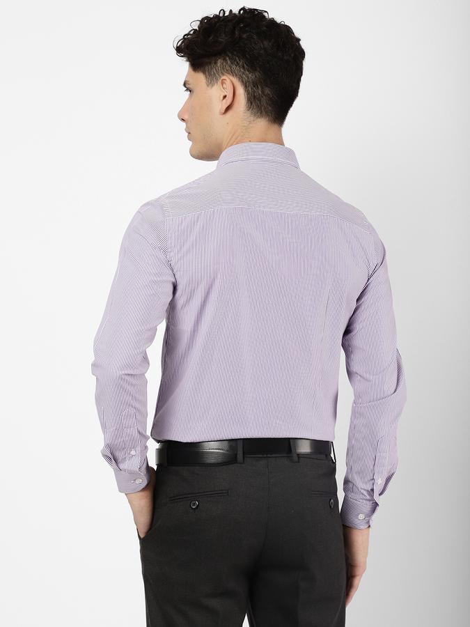 R&B Men Purple Formal Shirts image number 2