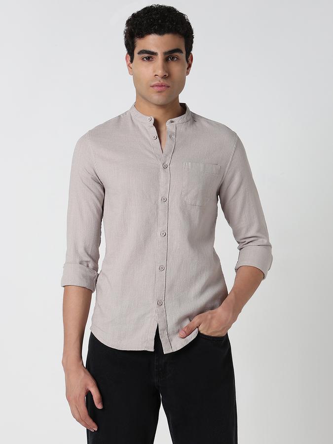 Men Solid Casual Shirt image number 1
