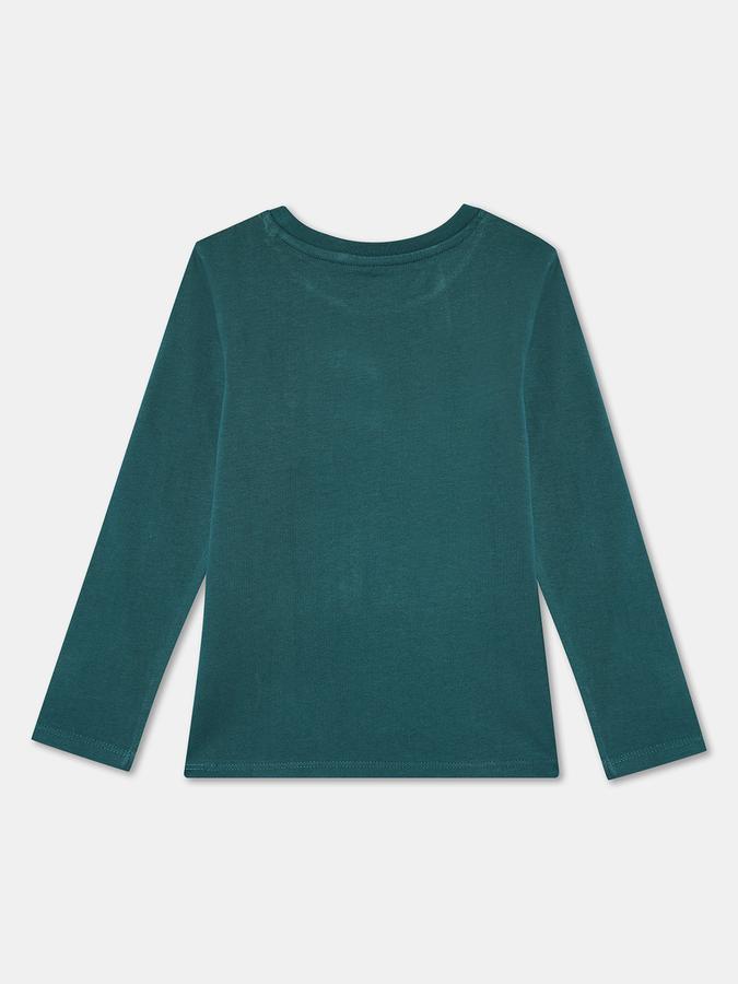 Girls Graphic Print Pure Cotton Regular T Shirt image number 1