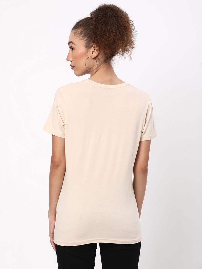 Women Regular Fit Round-Neck T-Shirt image number 2