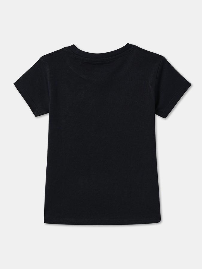 Girls Graphic Print Pure Cotton Regular T Shirt image number 1